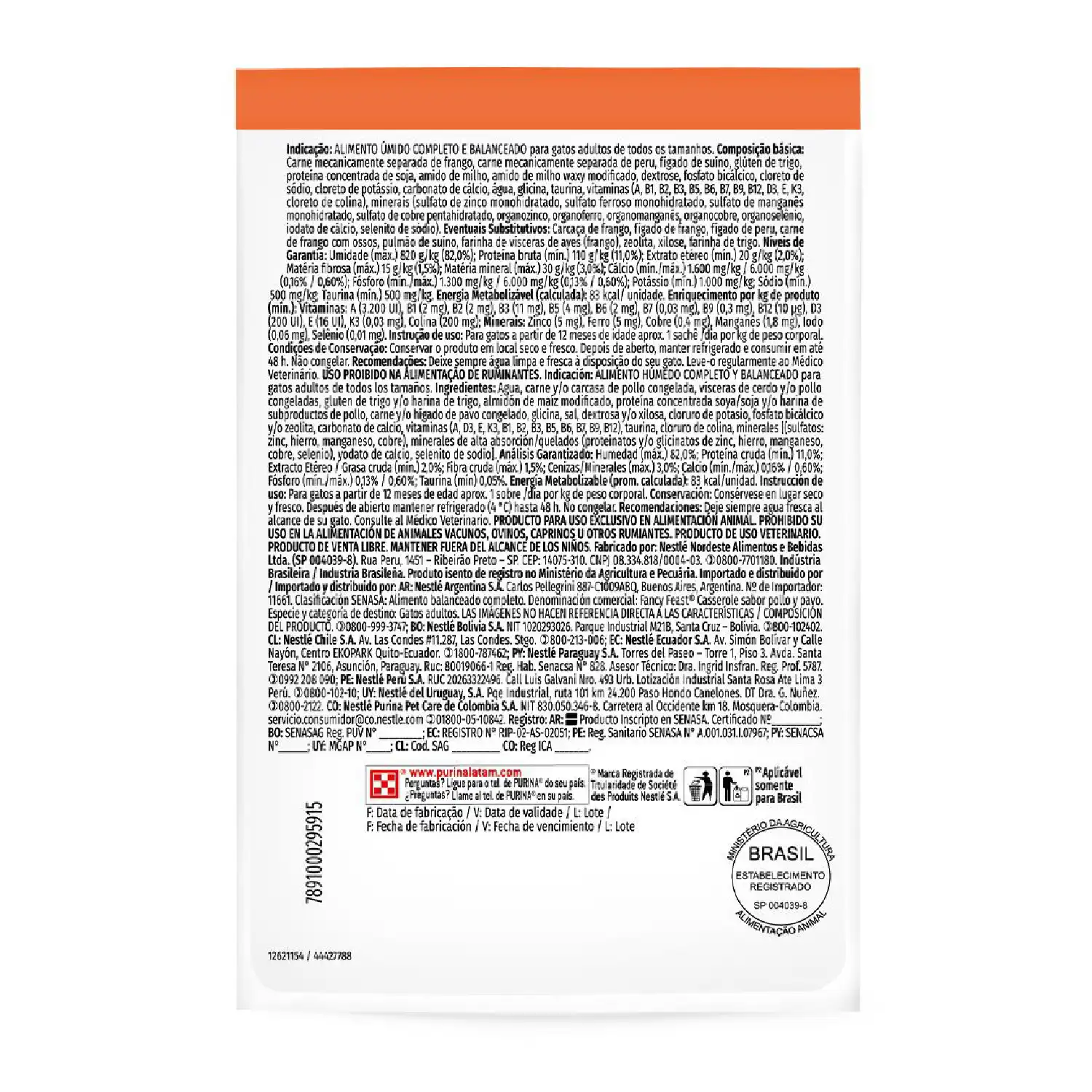 Racao Umida Fancy Feast Casserole embalagem_VERSO-03